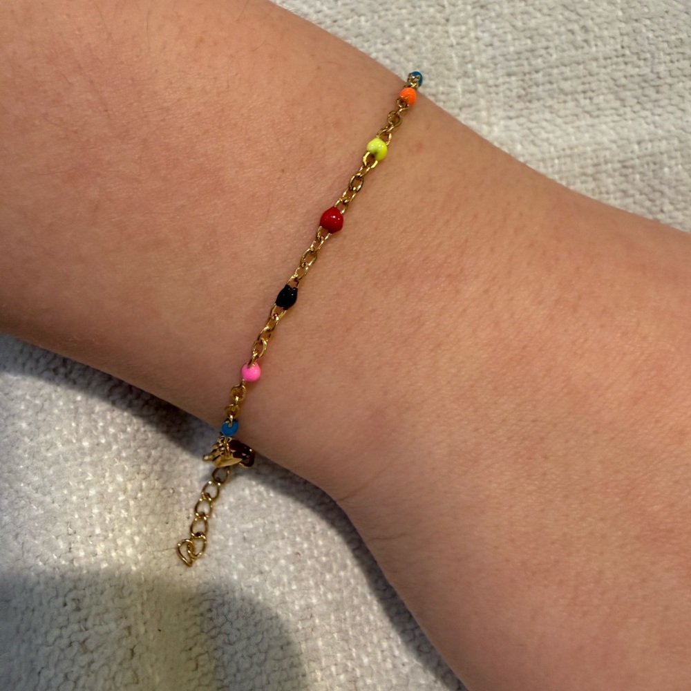 Vibrant Multicolor Beaded Bracelet